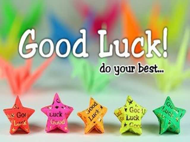 Good luck wishes for further studies image
