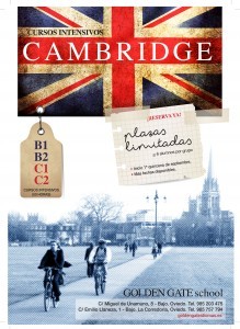 CARTEL CURSOS INTENSIVOS CAMBRIDGE